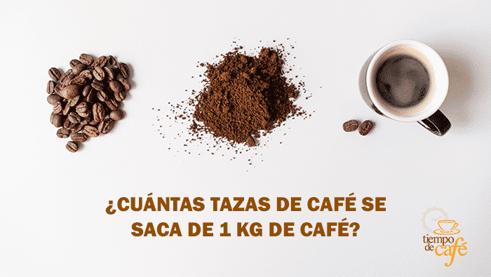 Cuántas tazas de café se sacan de 1kg. de café