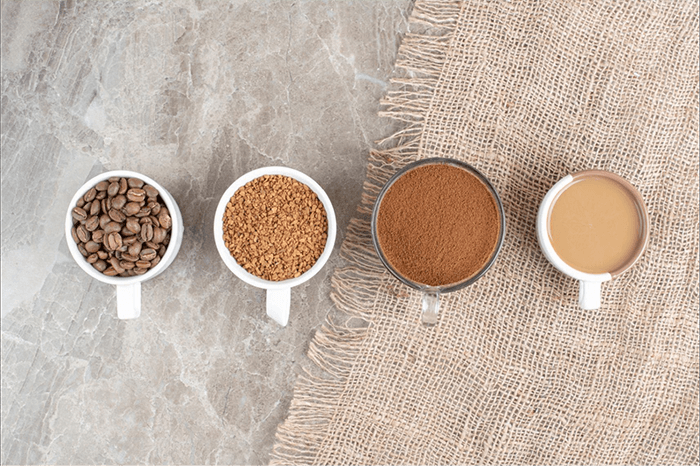 variedad cafe en grano