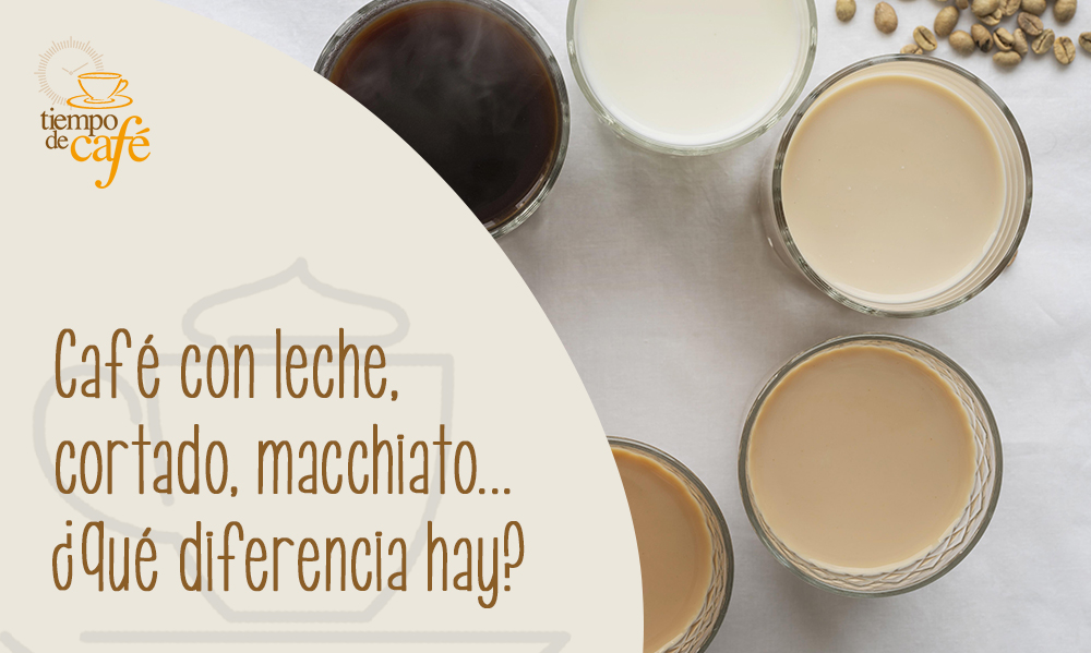 Café con leche, cortado, macchiato… ¿Qué diferencia hay?